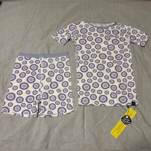 Sweet Bamboo Kids Pajama Set | Purple Floral Bamboo Viscose | Size 10 Years NWT